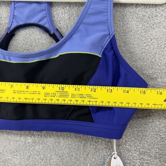 Prana Swim Set Women L Blue Isma Top Racer Back Padded Rai Swim Short New - Picture 6 of 14